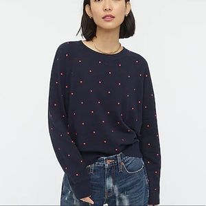 J Crew Vintage Cotton Terry Pullover Crewneck